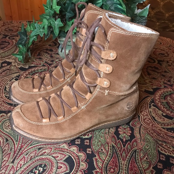 Timberland Shoes - Timberland Reykir Ghillie Nutmeg WP Suede Boots